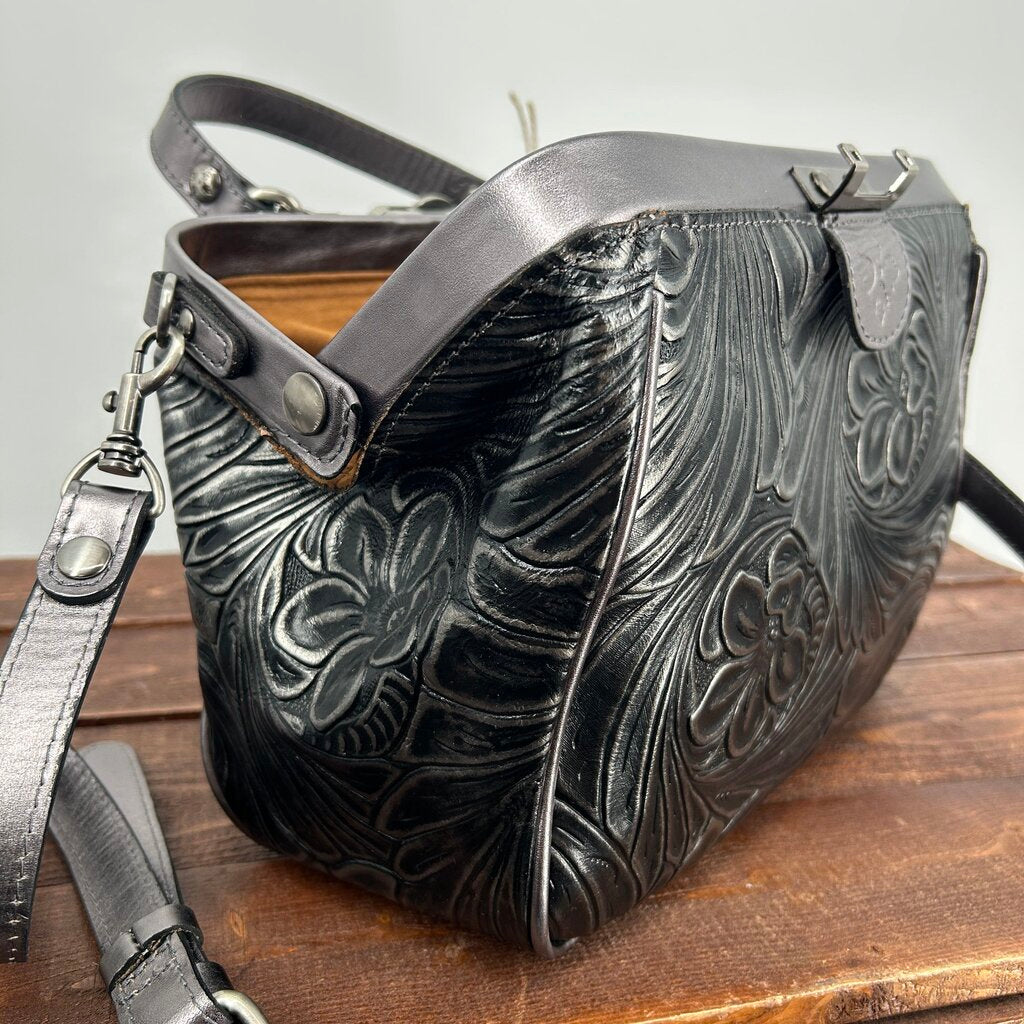 Patricia Nash Metallic Satchel