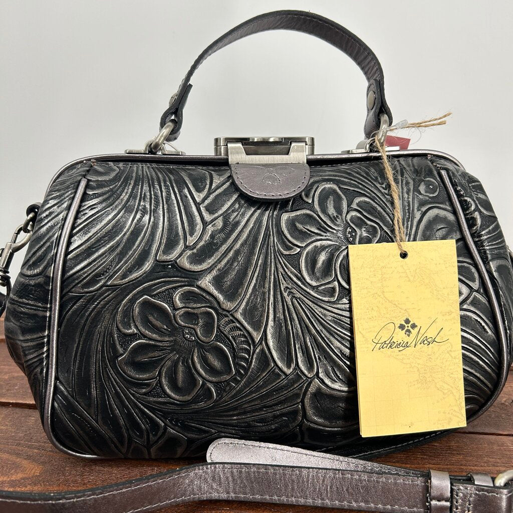 Patricia Nash Metallic Satchel