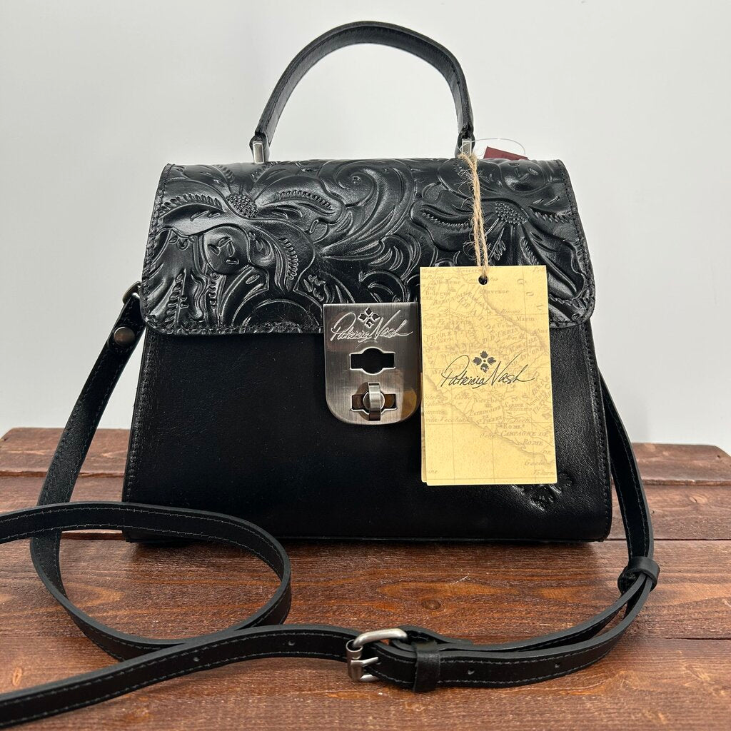 Patricia Nash Tooled Satchel