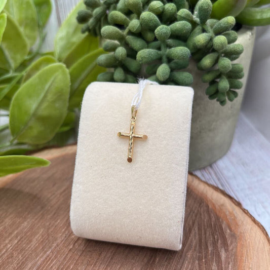 14k Gold Cross Pendant