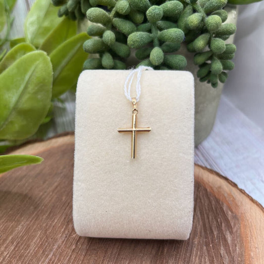 14k Gold Cross Pendant