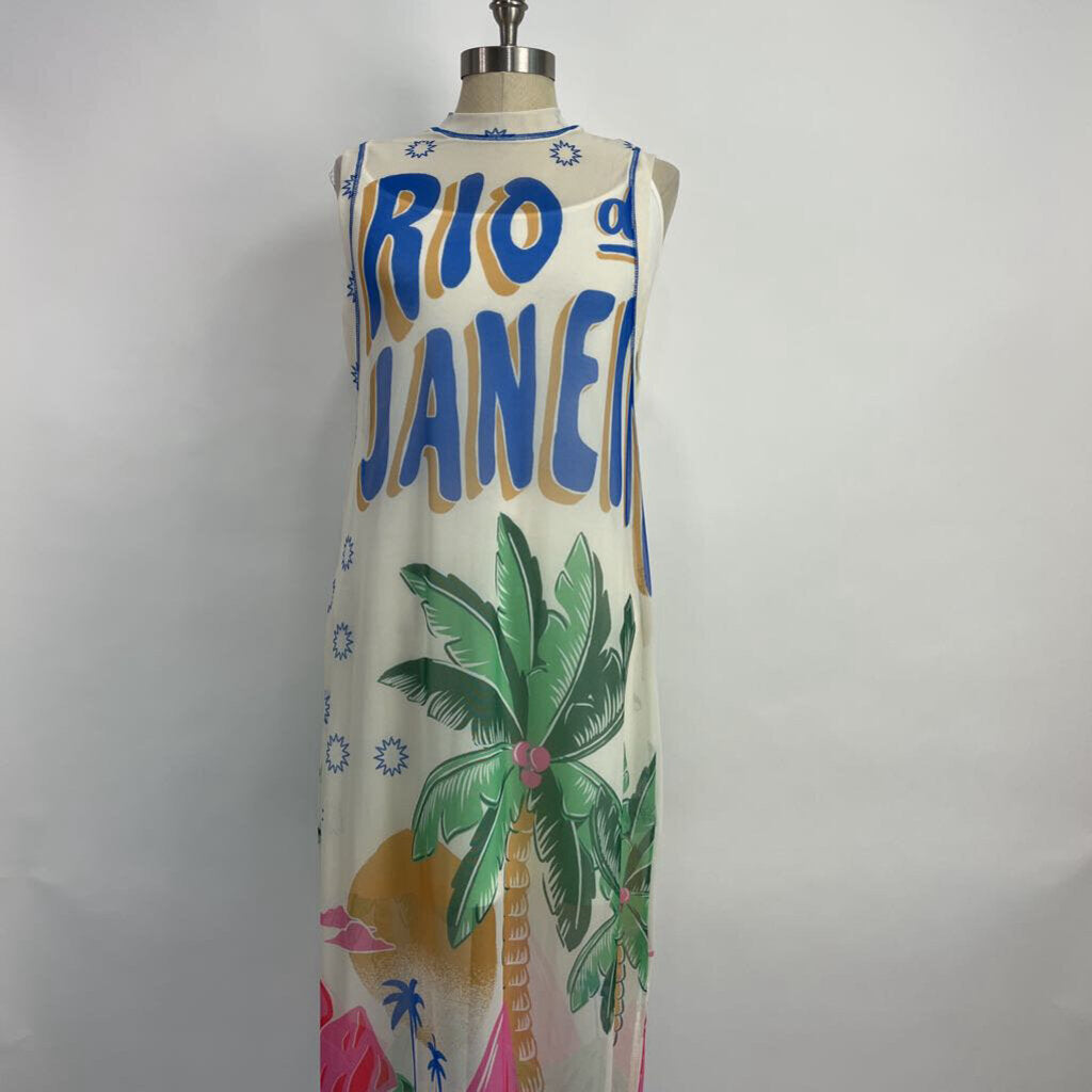 Farm Rio Graphic Mesh 2-pc Dress