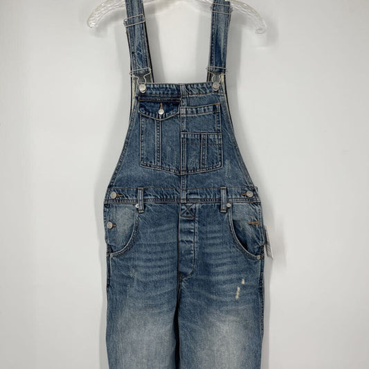 FP Distressed Over-Alls