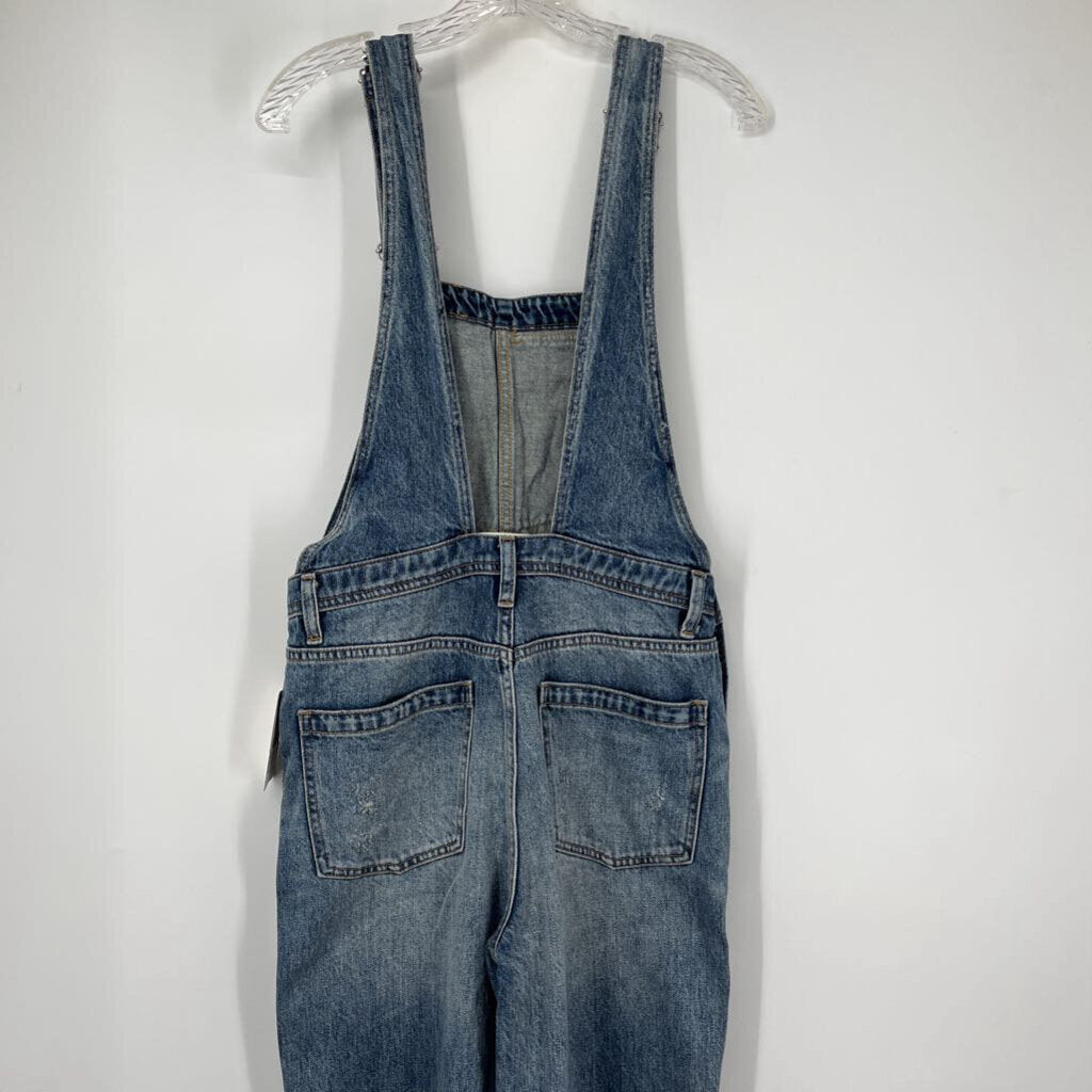 FP Distressed Over-Alls