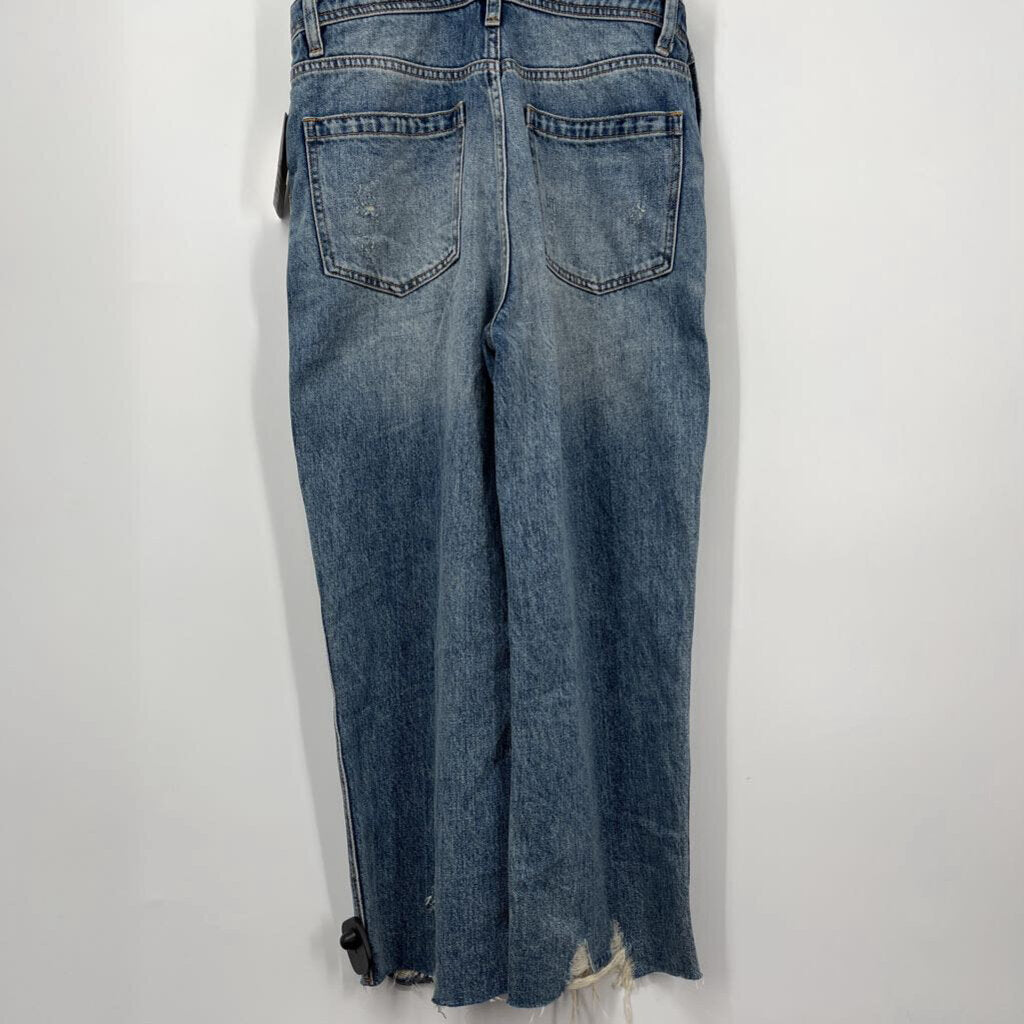 FP Distressed Over-Alls
