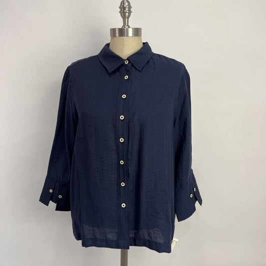Carine Wang L/s Linen Shirt