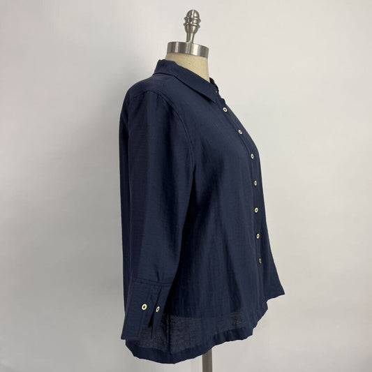 Carine Wang L/s Linen Shirt