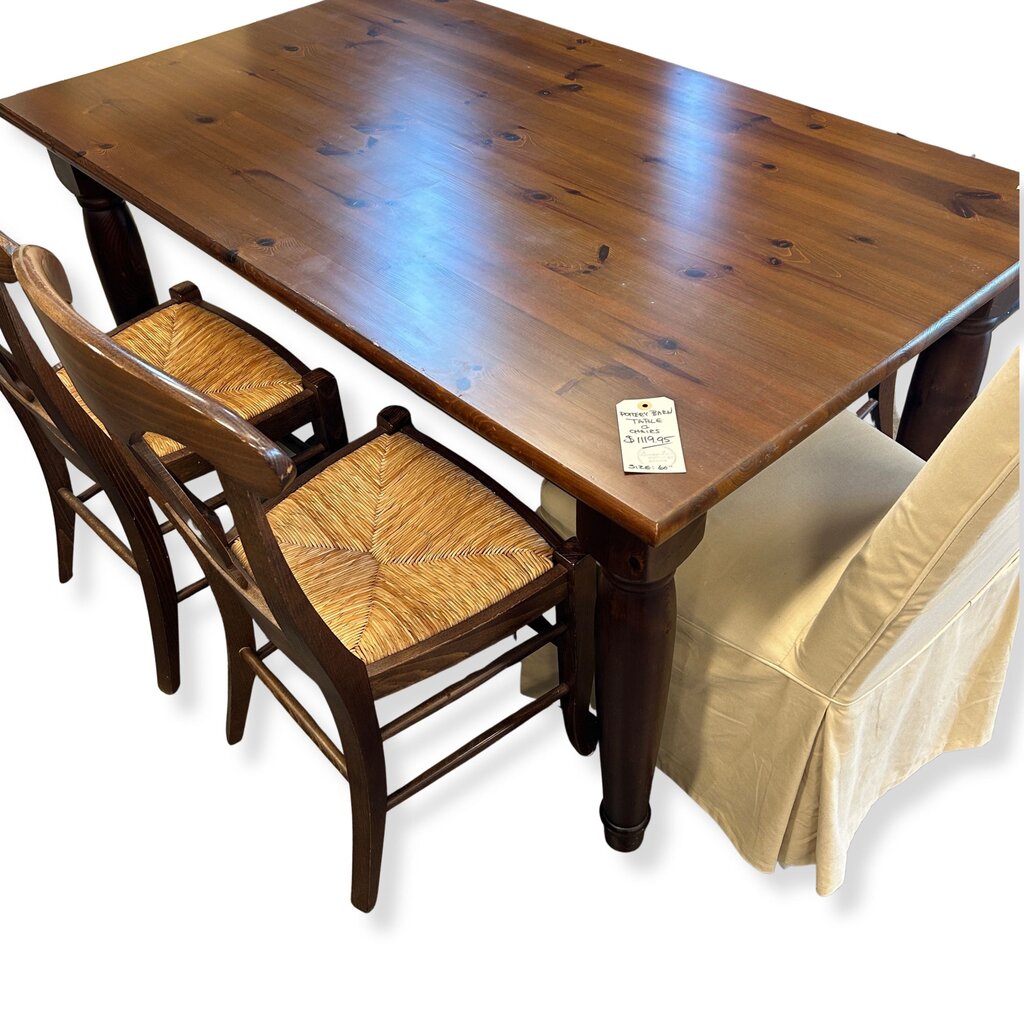 Barn Table w/ Chairs AS IS