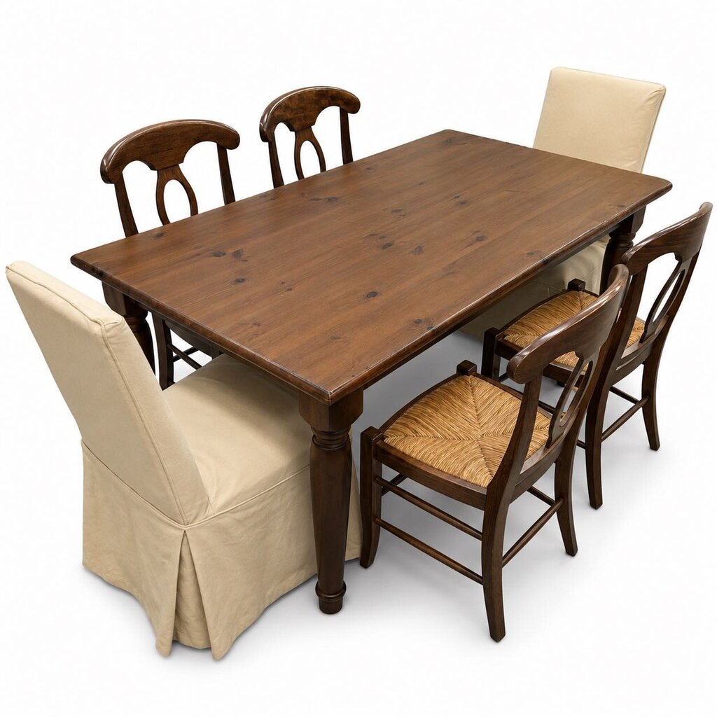 Barn Table w/ Chairs AS IS
