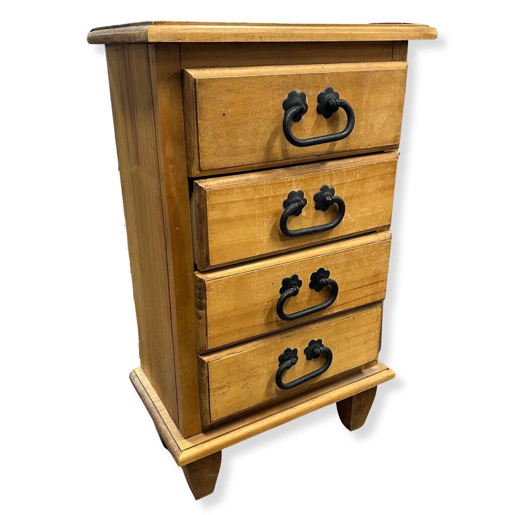 Wooden Drawer Side Table