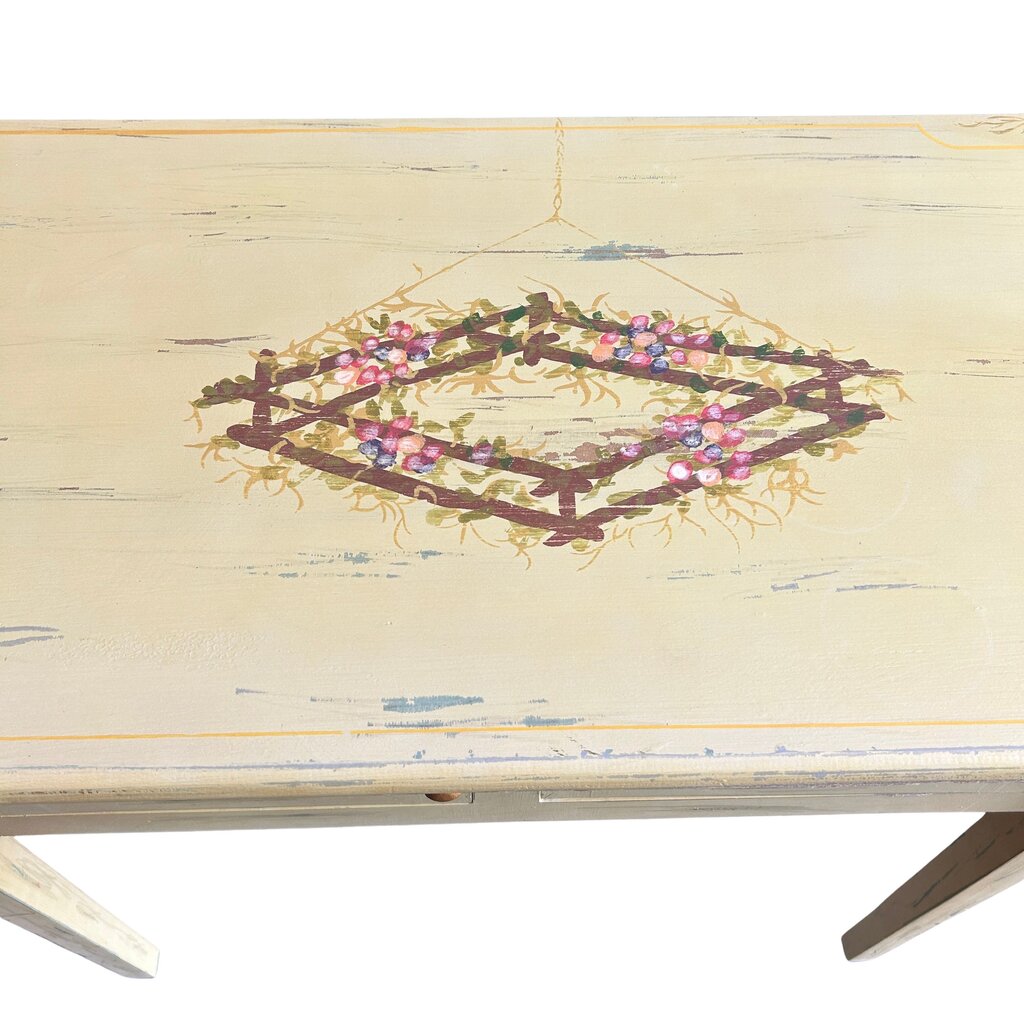 Hand Painted Entry Table