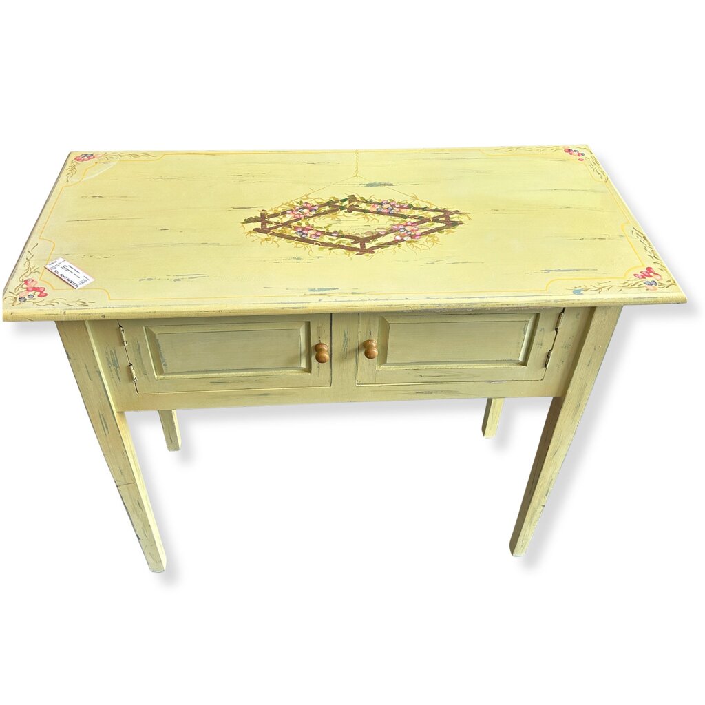 Hand Painted Entry Table