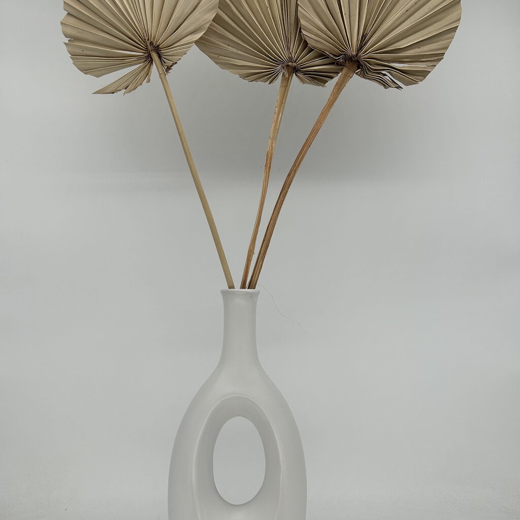 Faux Fan Plant in Vase
