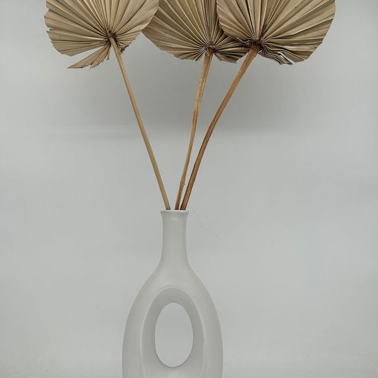 Faux Fan Plant in Vase