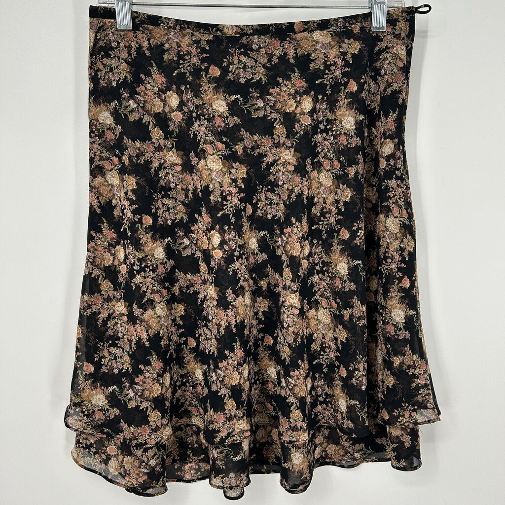 Express Floral Skirt