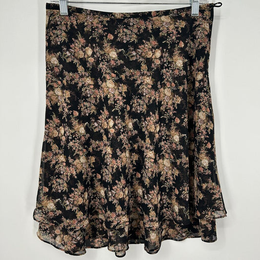 Express Floral Skirt