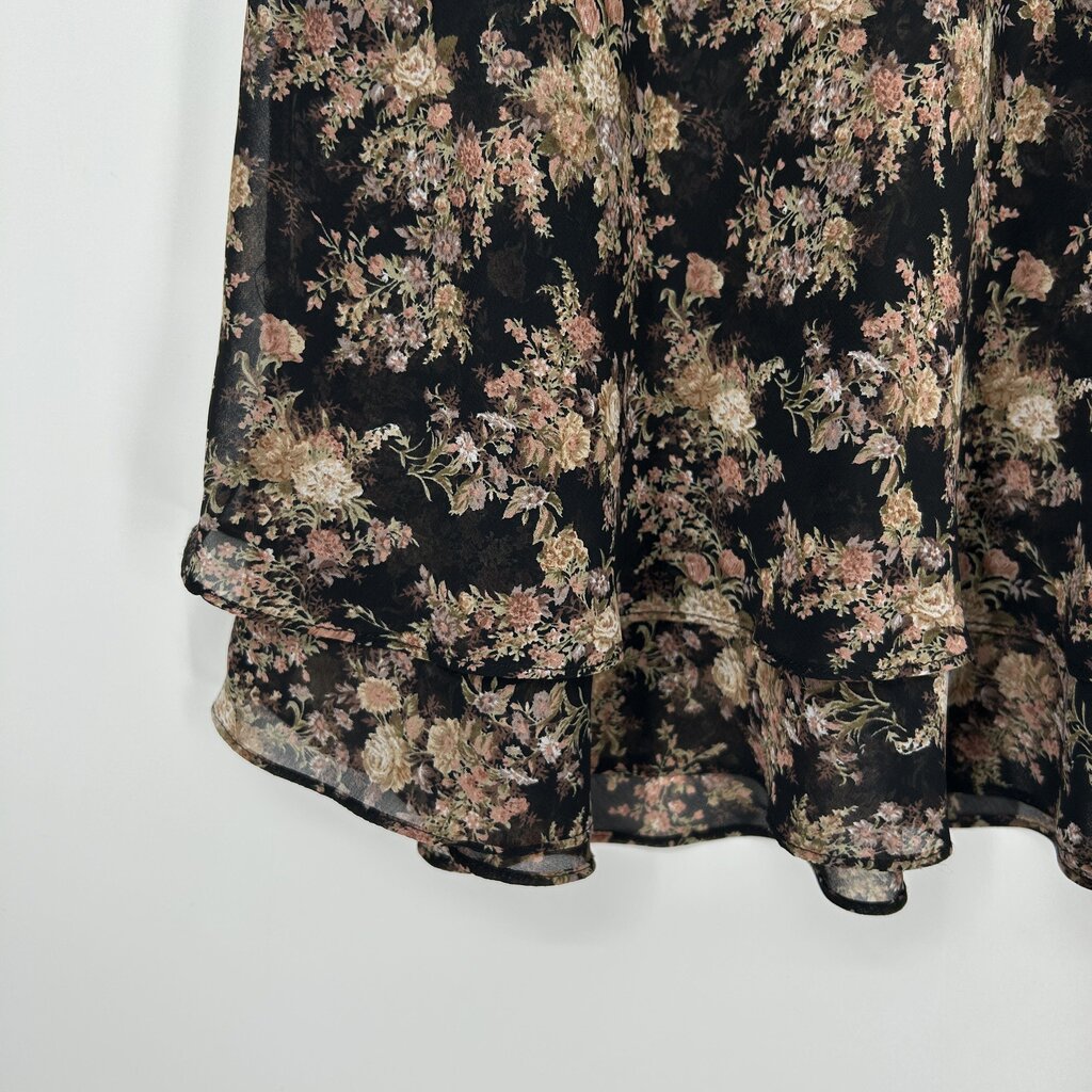 Express Floral Skirt