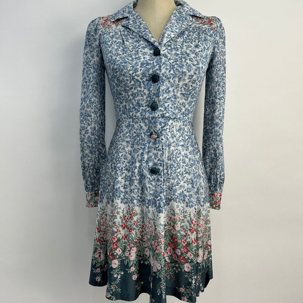 California Holiday L/s Floral Dress