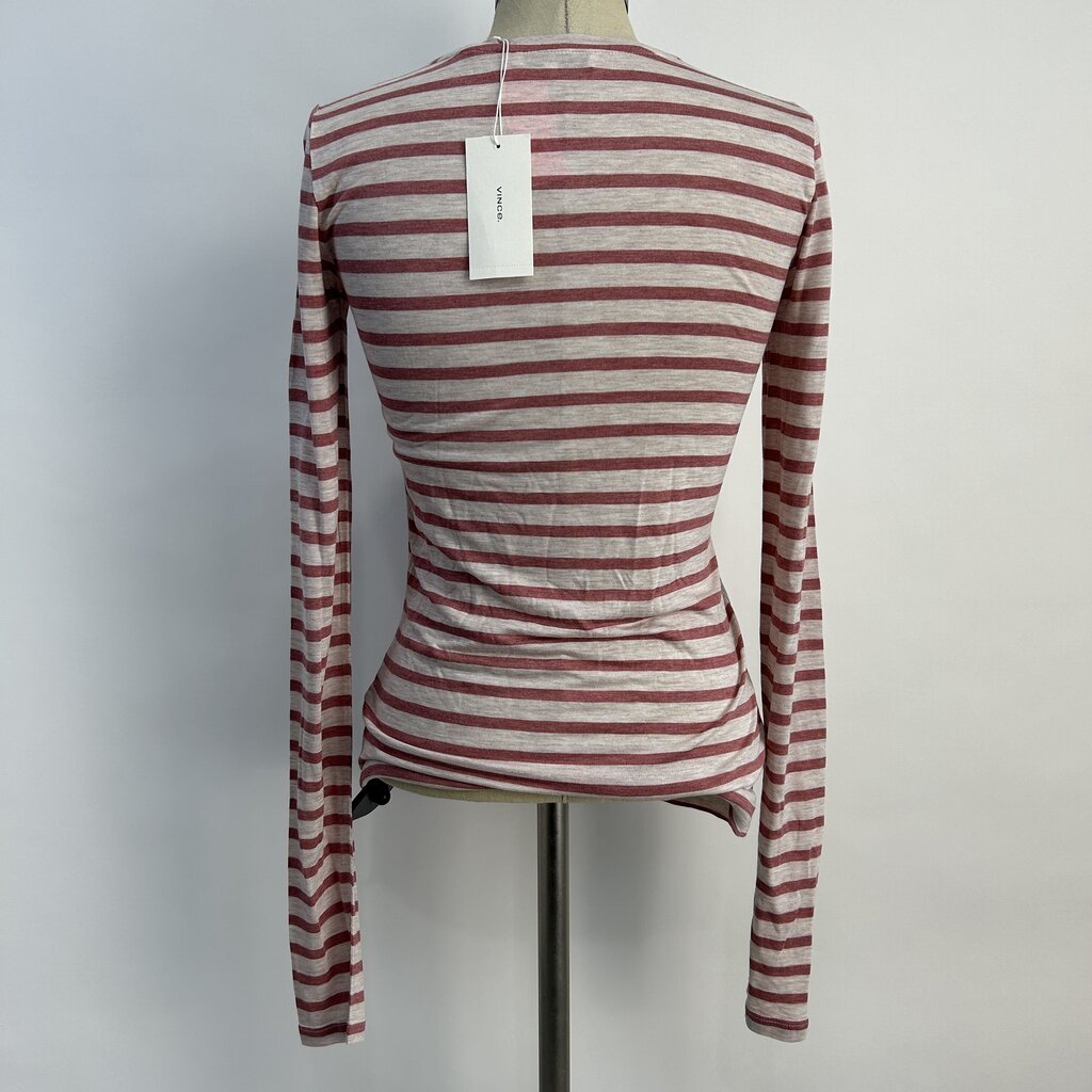 Vince L/s Stripe Tee Shirt
