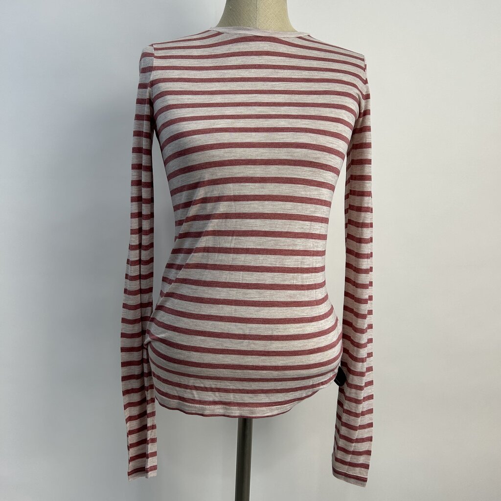 Vince L/s Stripe Tee Shirt