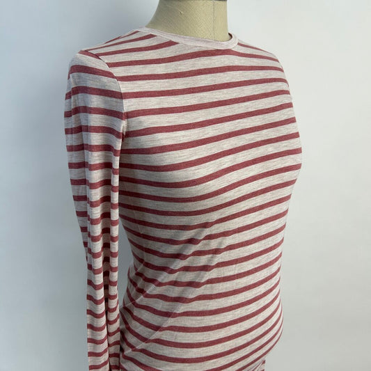 Vince L/s Stripe Tee Shirt