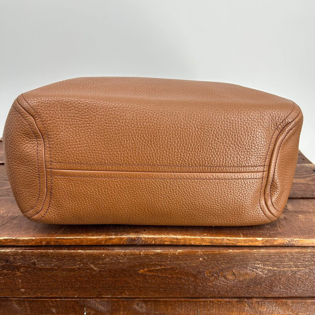MK Leather Shoulder Bag
