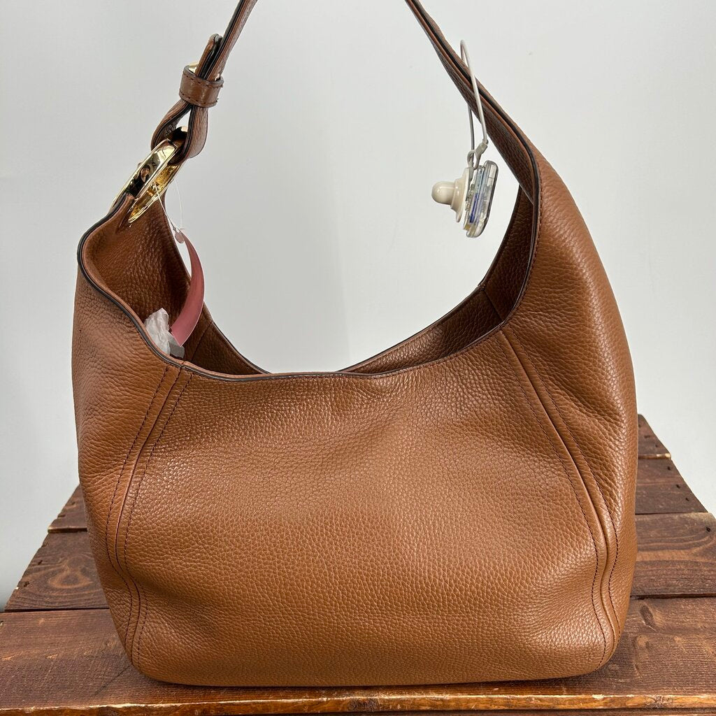 MK Leather Shoulder Bag