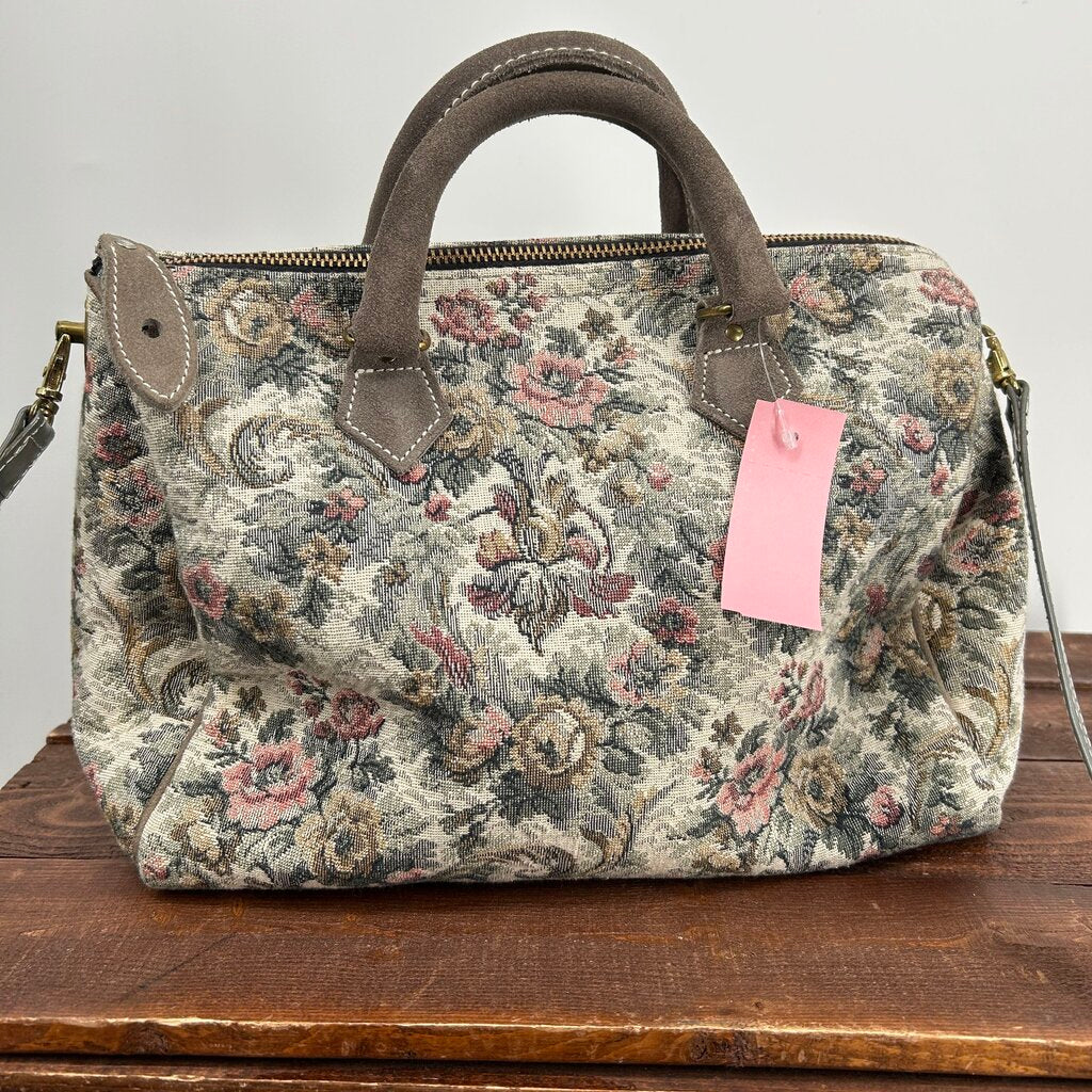 French Floral Tapestry Tote
