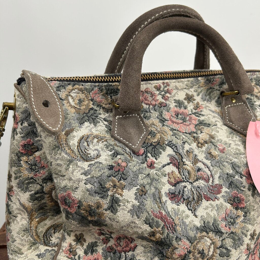French Floral Tapestry Tote