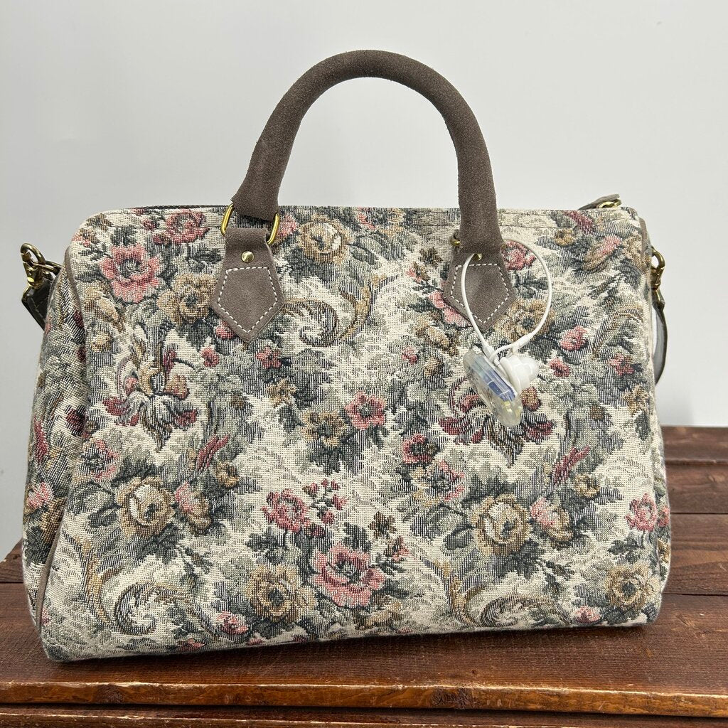 French Floral Tapestry Tote
