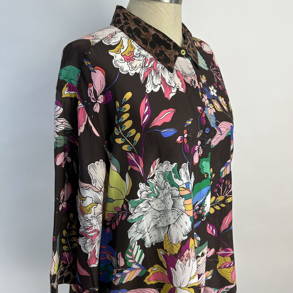 Johnny Was L/s Silk Shirt