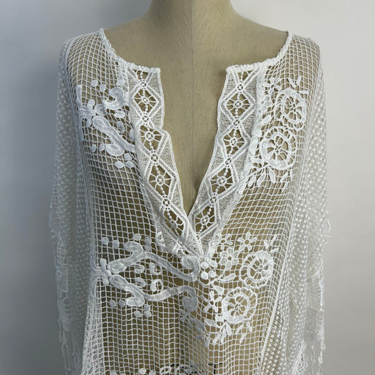 Chicos Crochet Poncho