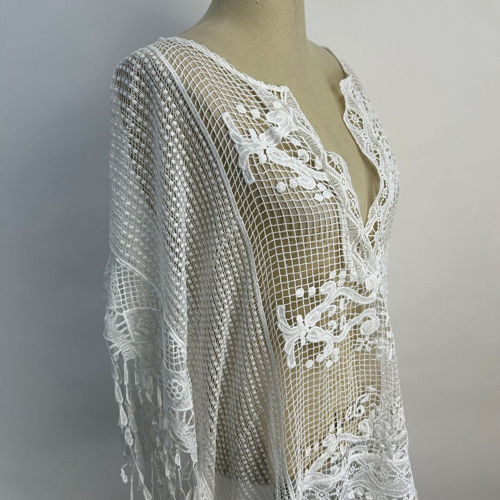 Chicos Crochet Poncho
