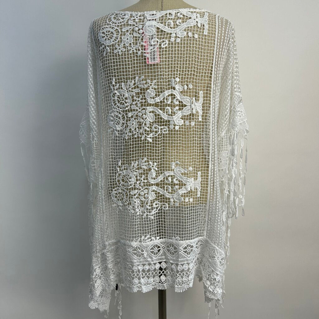 Chicos Crochet Poncho