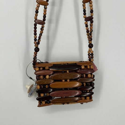 Wood Bead Crossbody