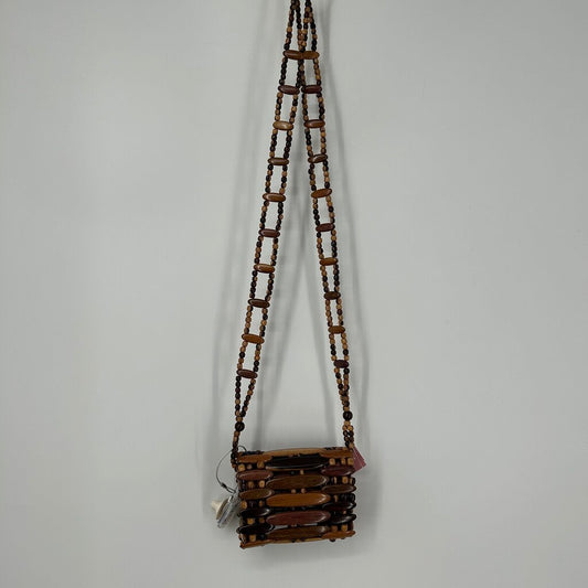 Wood Bead Crossbody