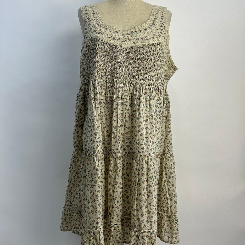 Lucky Brand Slvls Floral Dress