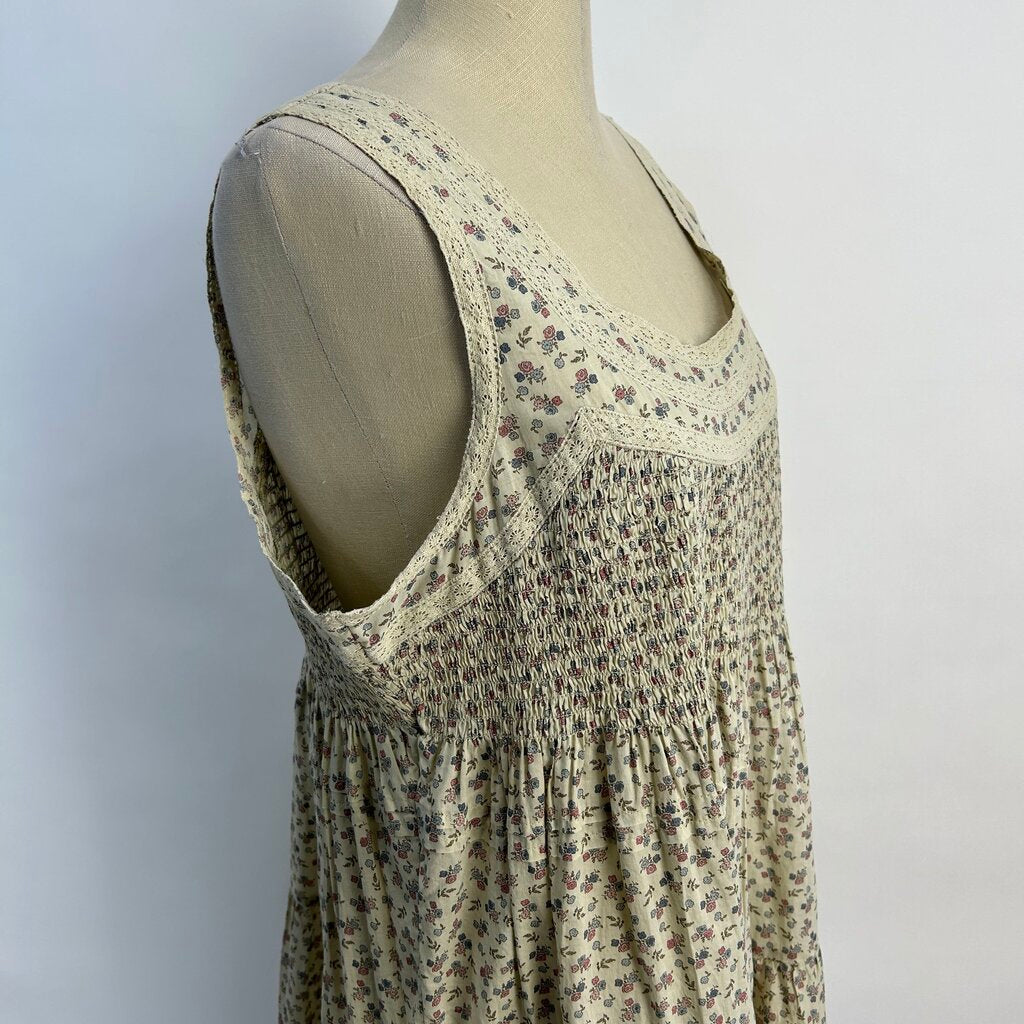 Lucky Brand Slvls Floral Dress