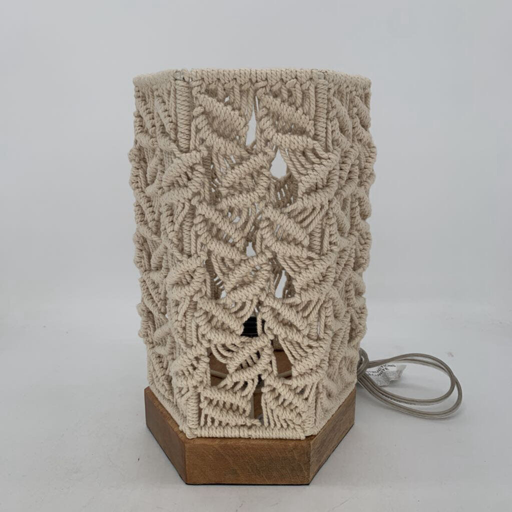 Crochet Hexagonal Lamp