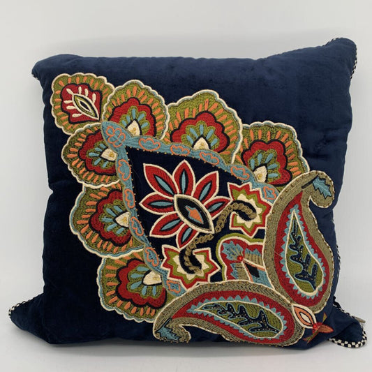 Mackenzie-Childs Embroidered Pillow