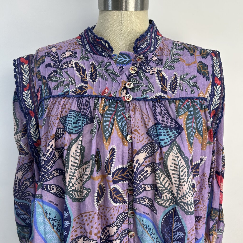 Farm L/s Floral Shirt
