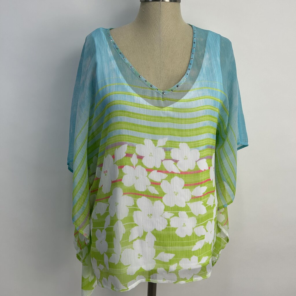 Hearts of Palm 2pc Floral Shirt