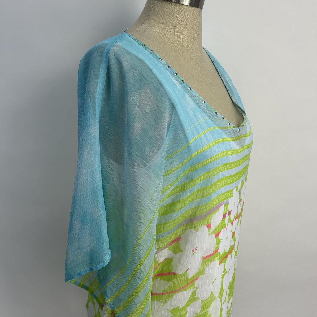 Hearts of Palm 2pc Floral Shirt