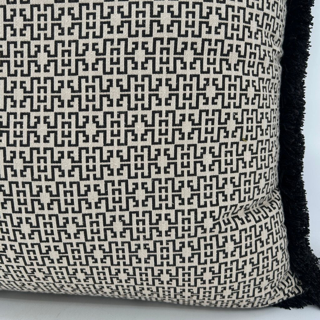 Waffle Weave Patterned Throw Pillow