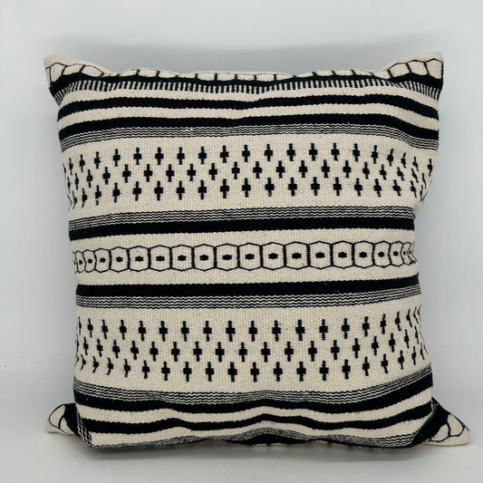 Western Style Woven Striped Pillow