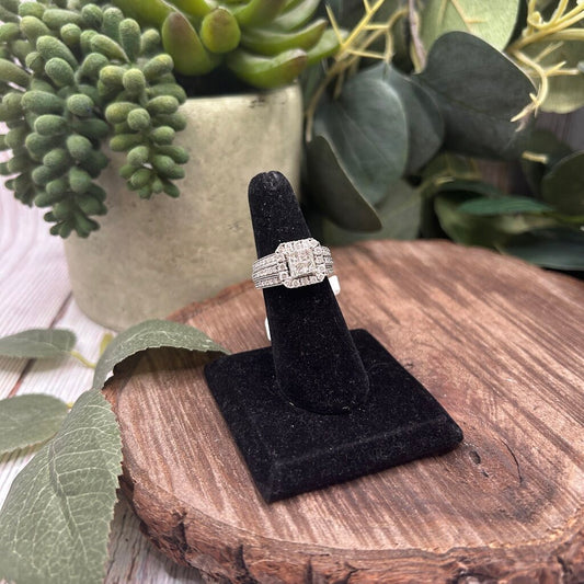 10k Diamond Ring with Enhancer