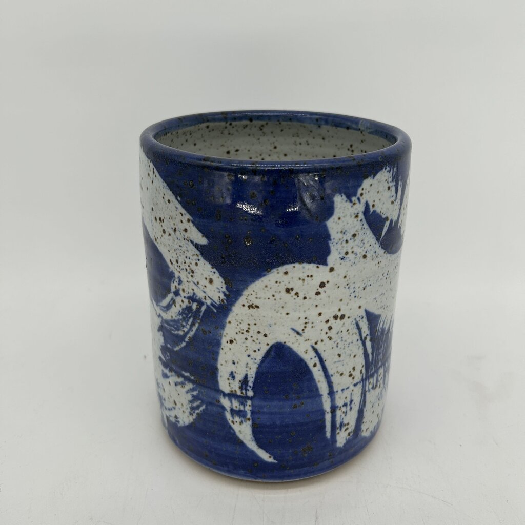 Stoneware Speckled Vase