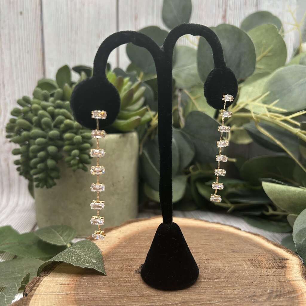 Cascading Gem Earrings