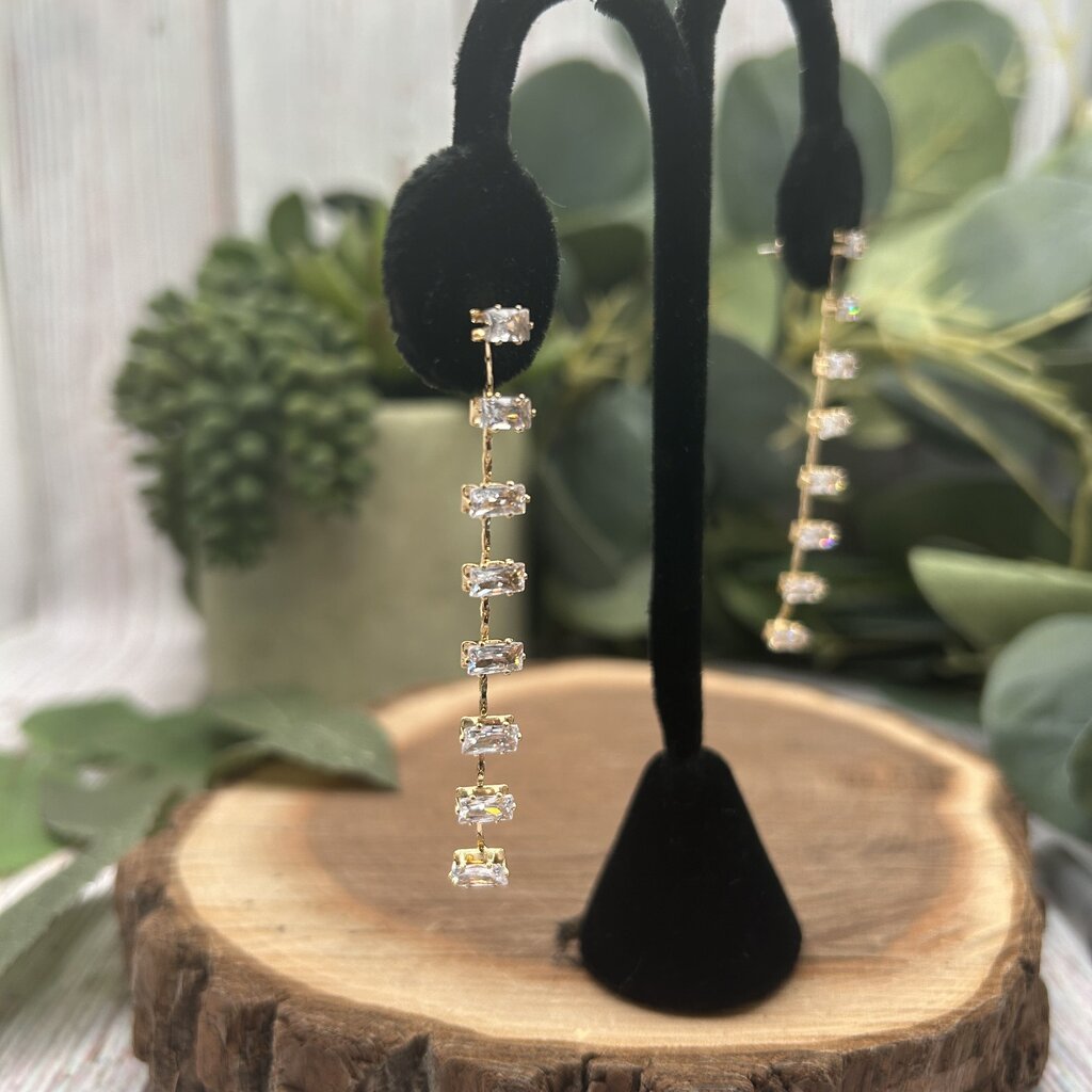 Cascading Gem Earrings