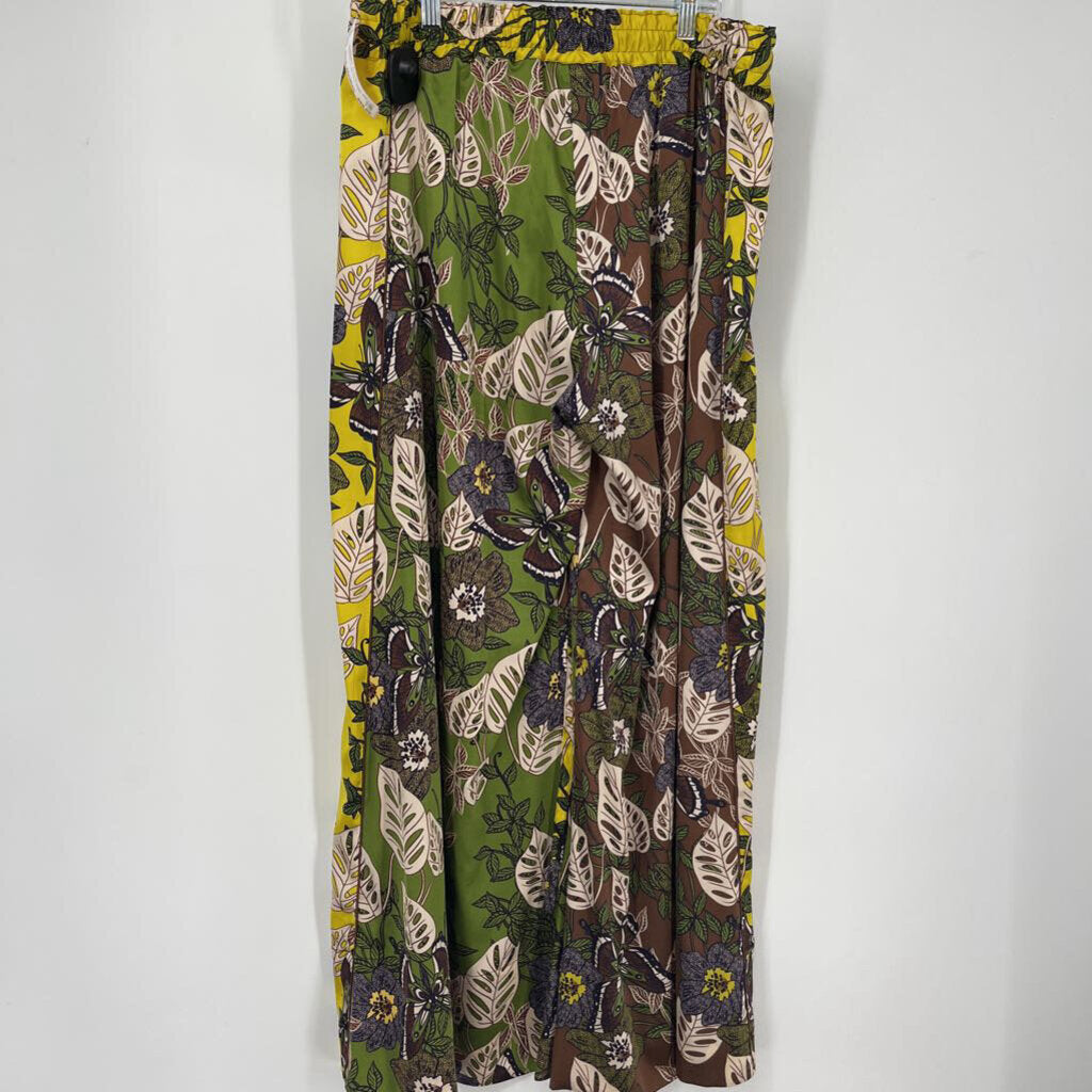 Johnny Was Silk Floral Pants